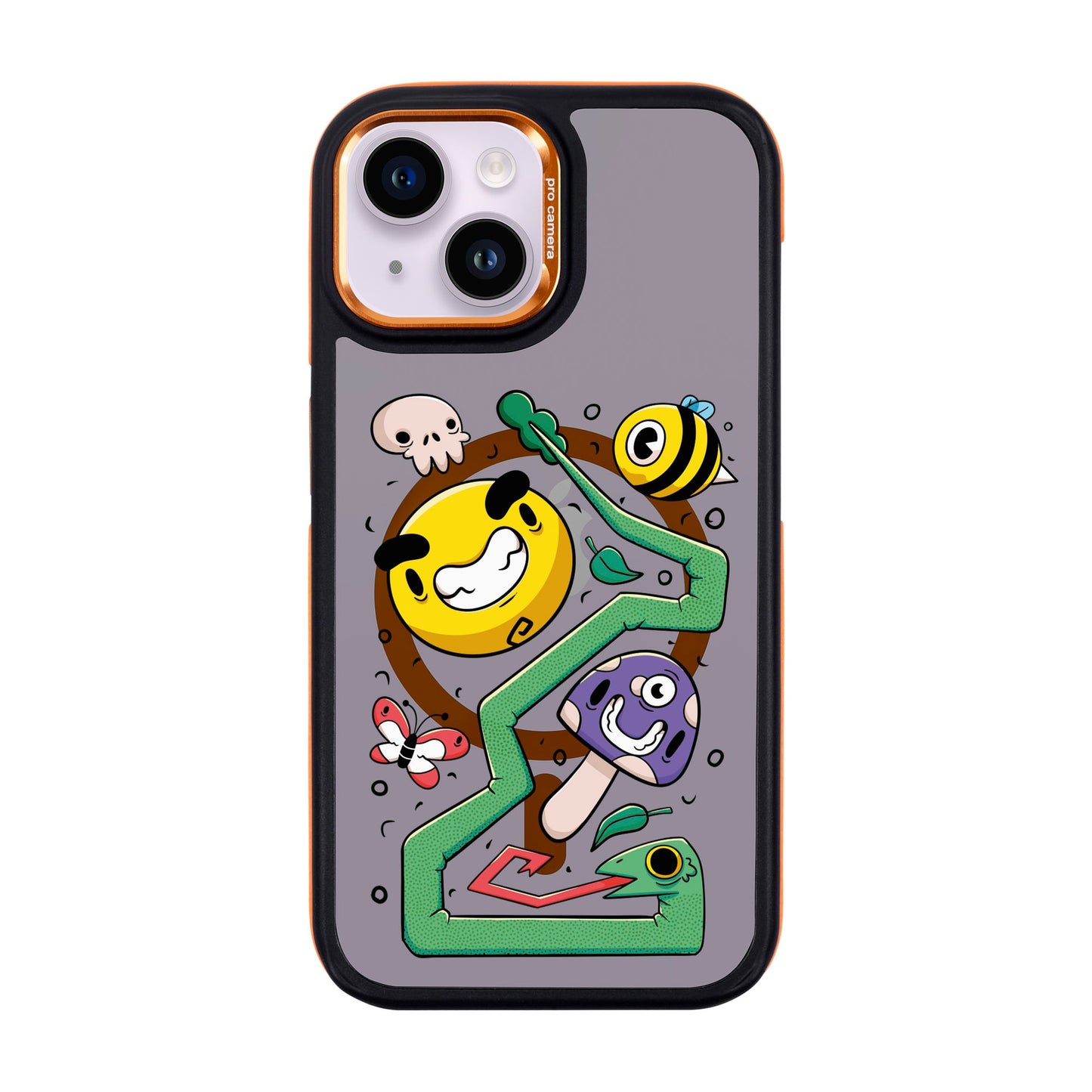 NADUR-Dark Kılıf MagSafe Özellikli - iPhone 13