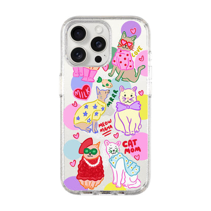 CAT MOM-iPhone 15 Pro Max Shiny Kılıf MagSafe Özellikli