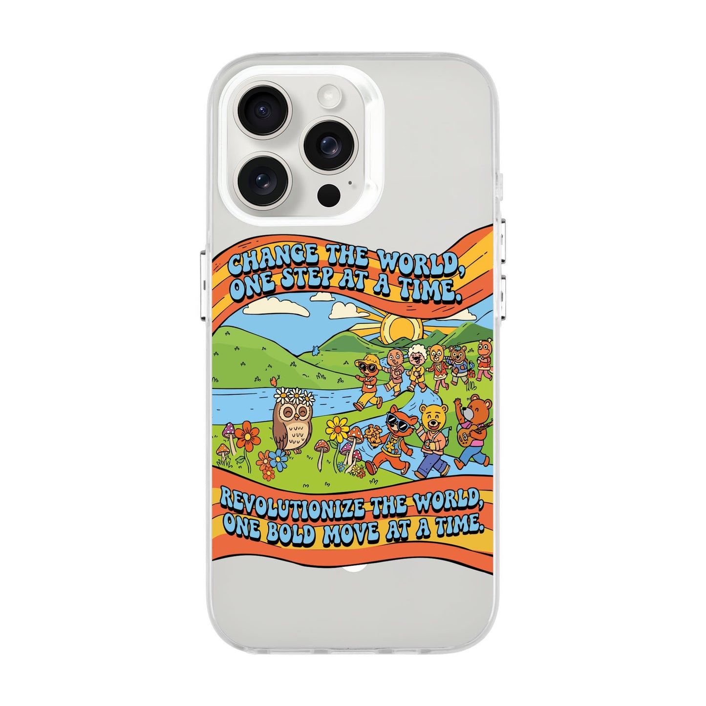 CHANGE THE WORLD-iPhone 15 Pro Max Hold Kılıf MagSafe Özellikli