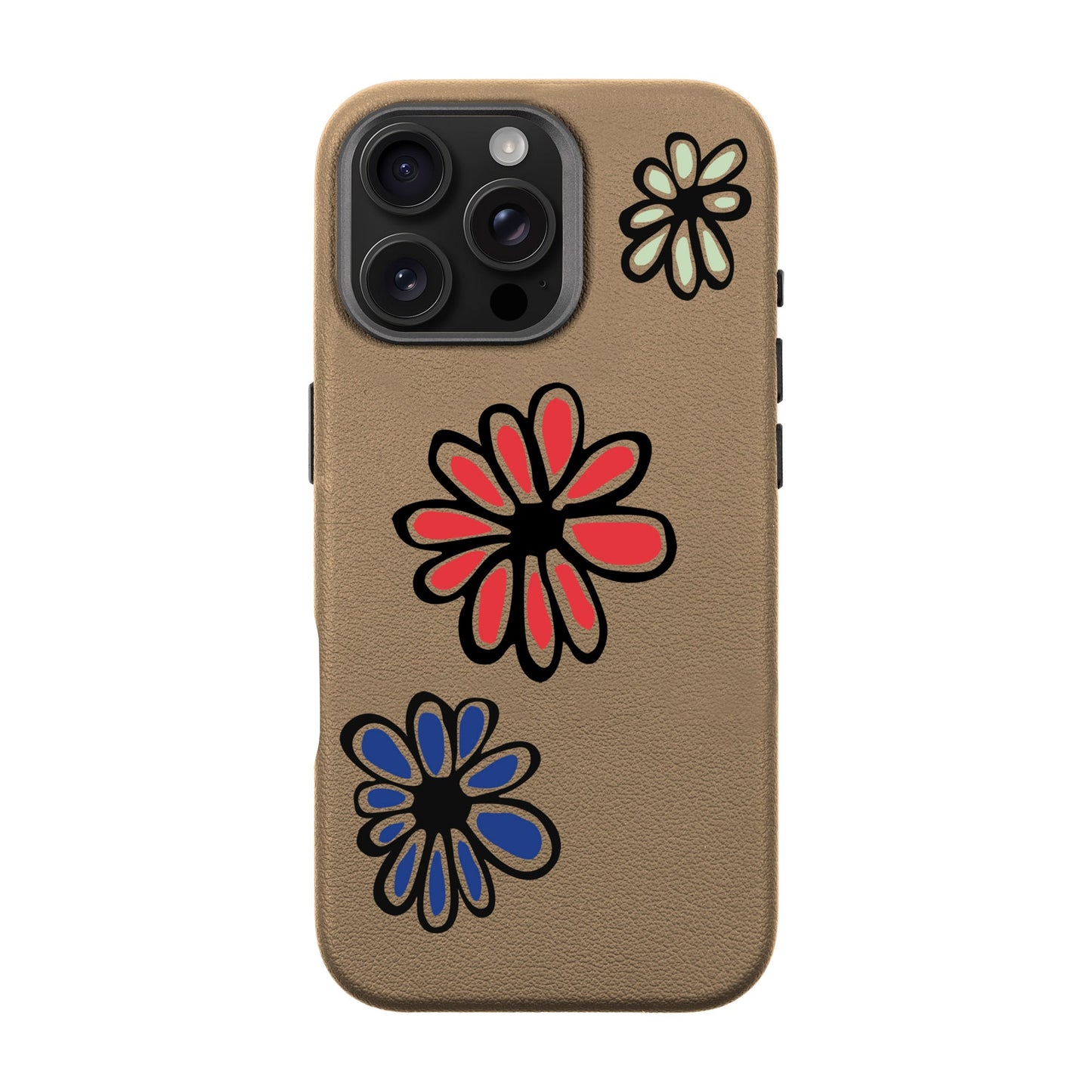 FLORIST-iPhone 16 Pro Max Leather Premium Kılıf MagSafe Özellikli