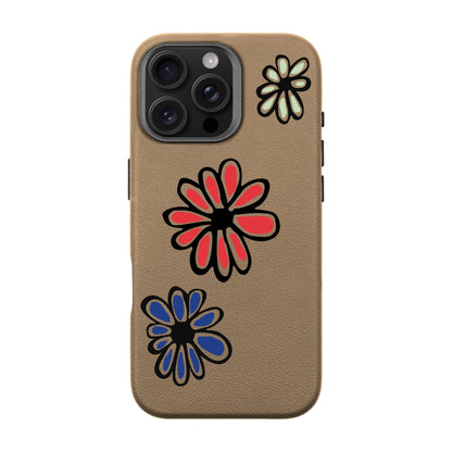 FLORIST-iPhone 16 Pro Max Leather Premium Kılıf MagSafe Özellikli