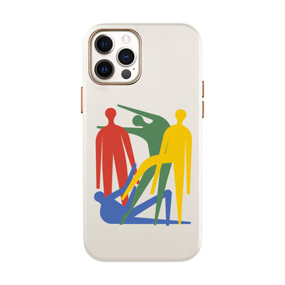 MANBOS-iPhone 11 Pro Max Leather Kılıf