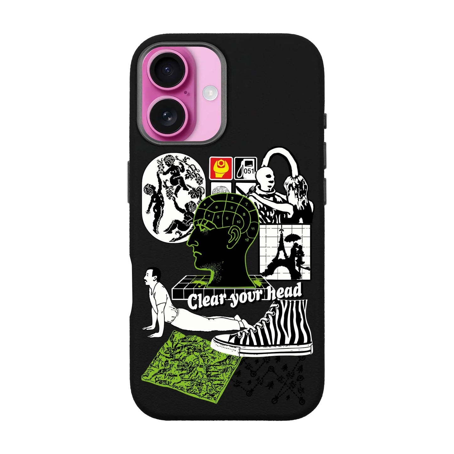 CLEAR YOUR HEAD-iPhone 16 Plus Leather Premium Kılıf MagSafe Özellikli