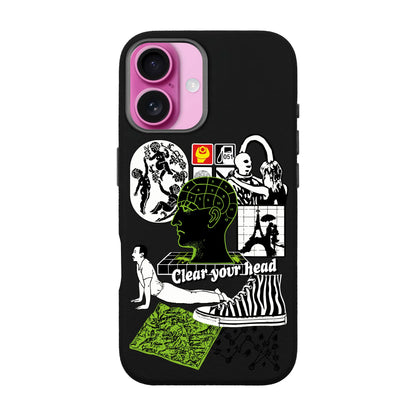 CLEAR YOUR HEAD-iPhone 16 Plus Leather Premium Kılıf MagSafe Özellikli