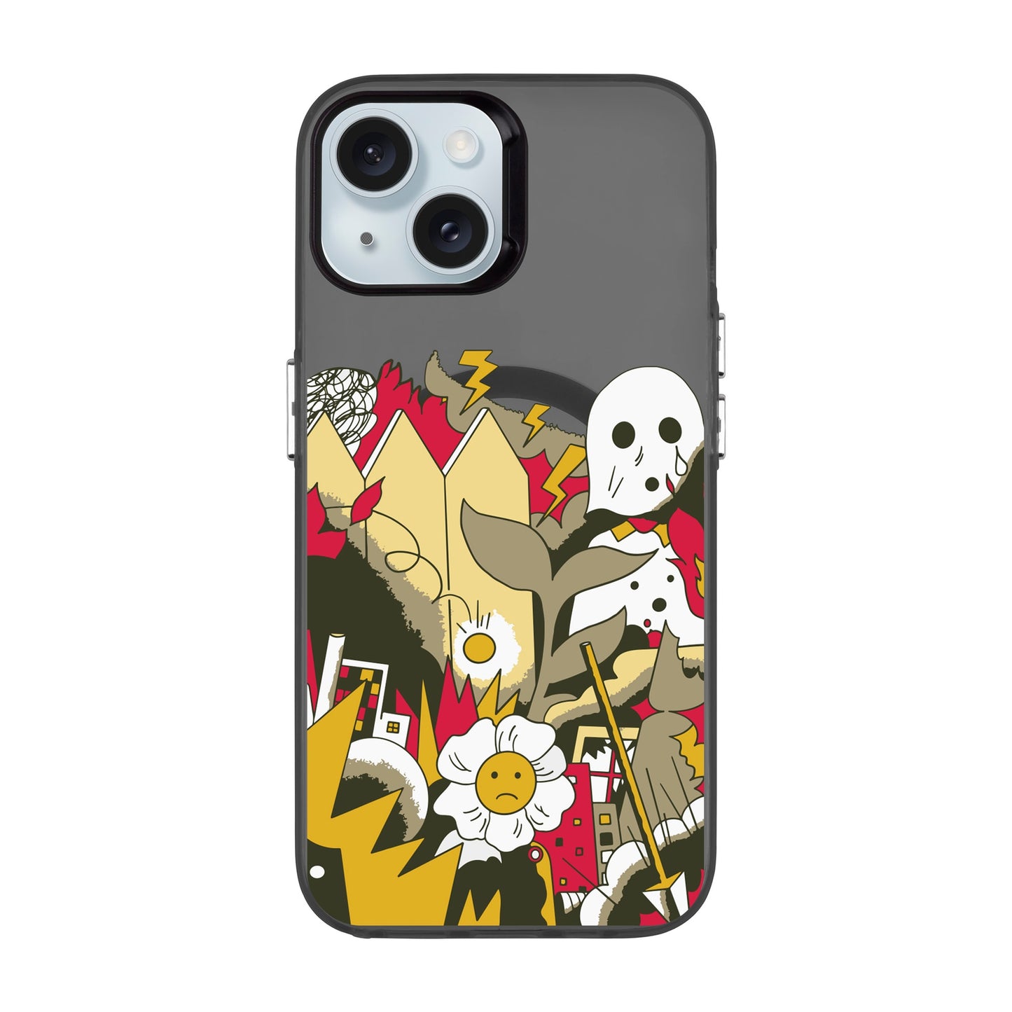 EVERYTHING IS BURNING-iPhone 15 Hold Kılıf MagSafe Özellikli