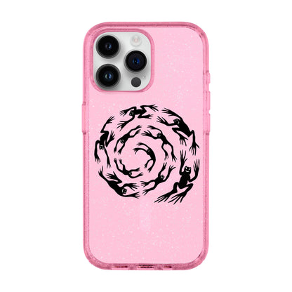 SWIRLING FROGS-iPhone 14 Pro Max Shiny Kılıf MagSafe Özellikli