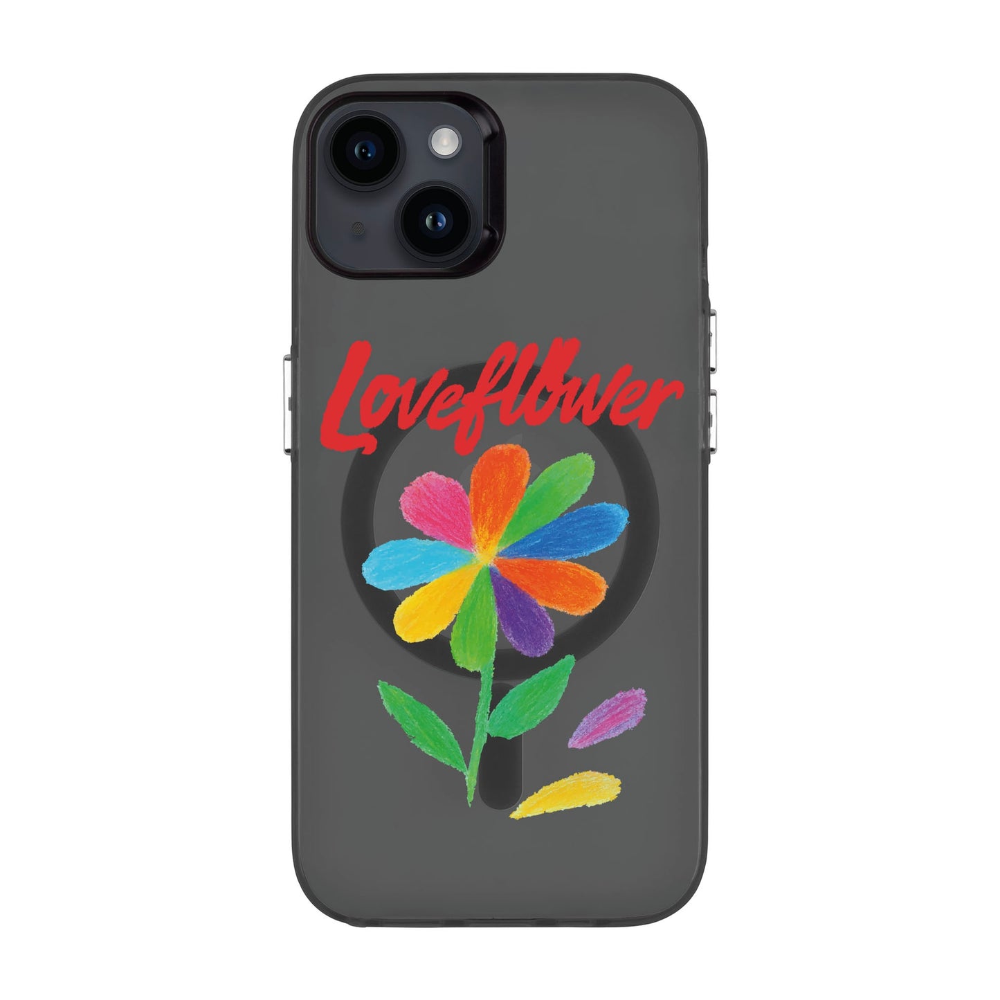 LOVE FLOWER-iPhone 14 Plus Hold Kılıf MagSafe Özellikli