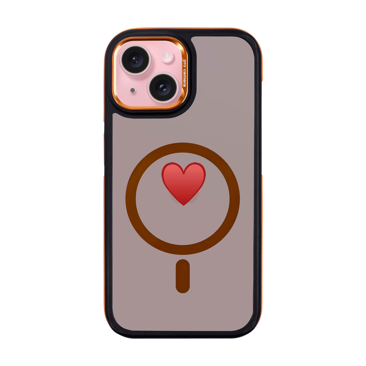 SPREAD HEART-Dark Kılıf MagSafe Özellikli - iPhone 15