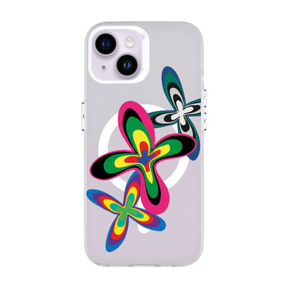 COLOR FLOWER-iPhone 14 Hold Kılıf MagSafe Özellikli