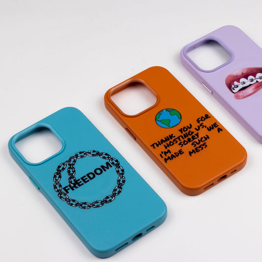 FREEDOM-iPhone 14 Pro Max Leather Kılıf MagSafe Özellikli