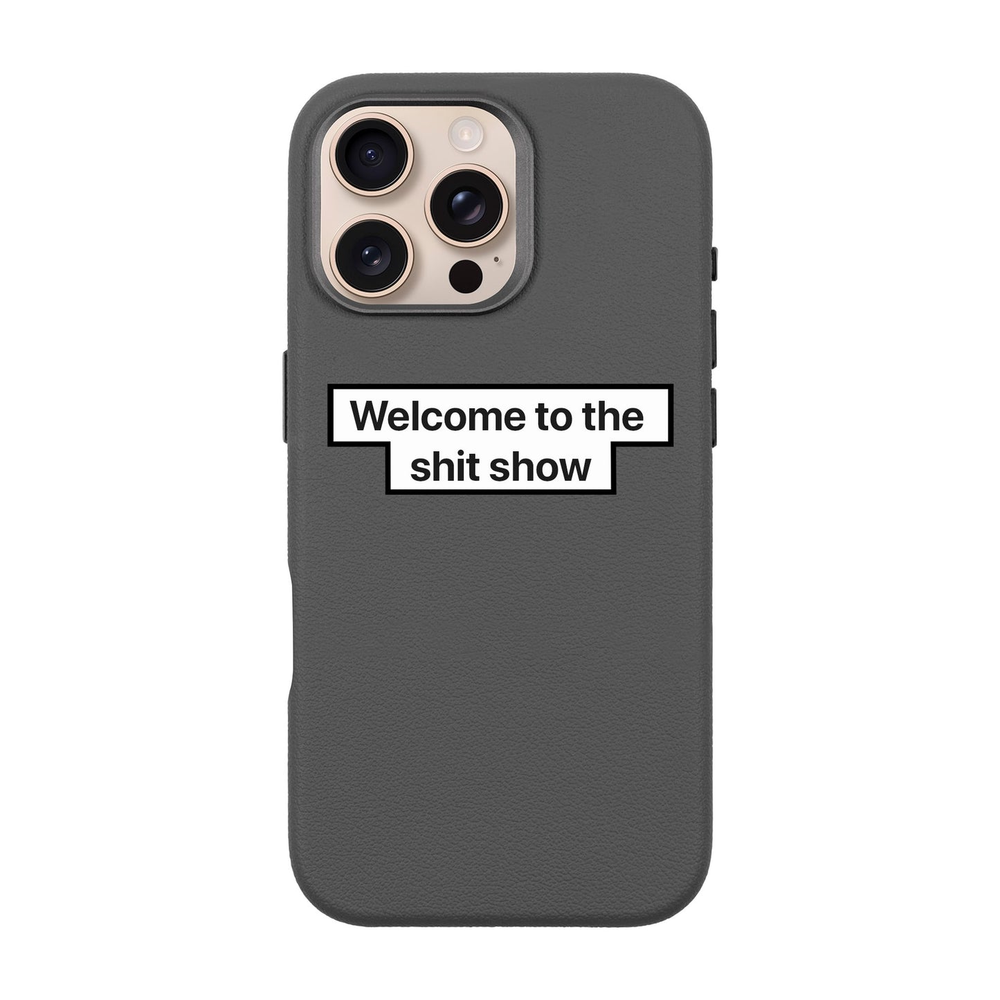 WELCOME-iPhone 16 Pro Max Leather Premium Kılıf MagSafe Özellikli