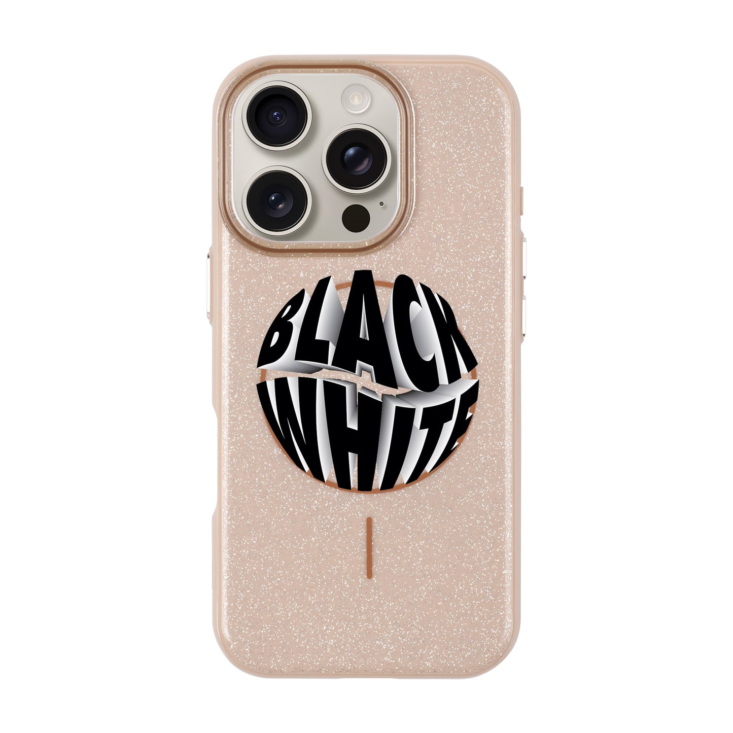 BLACK WHITE-iPhone 16 Pro Radiant Kılıf MagSafe Özellikli