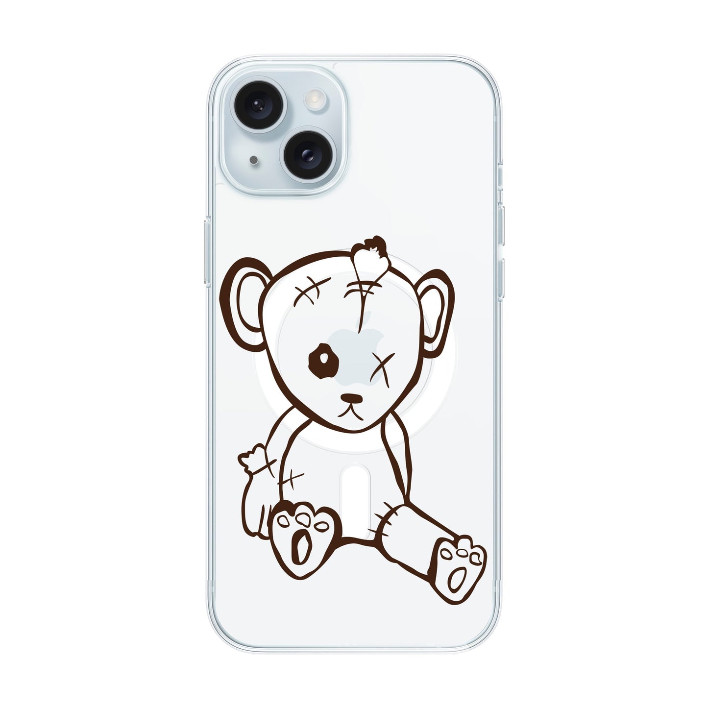 BABY BEAR-iPhone 15 Plus Solid Kılıf MagSafe Özellikli