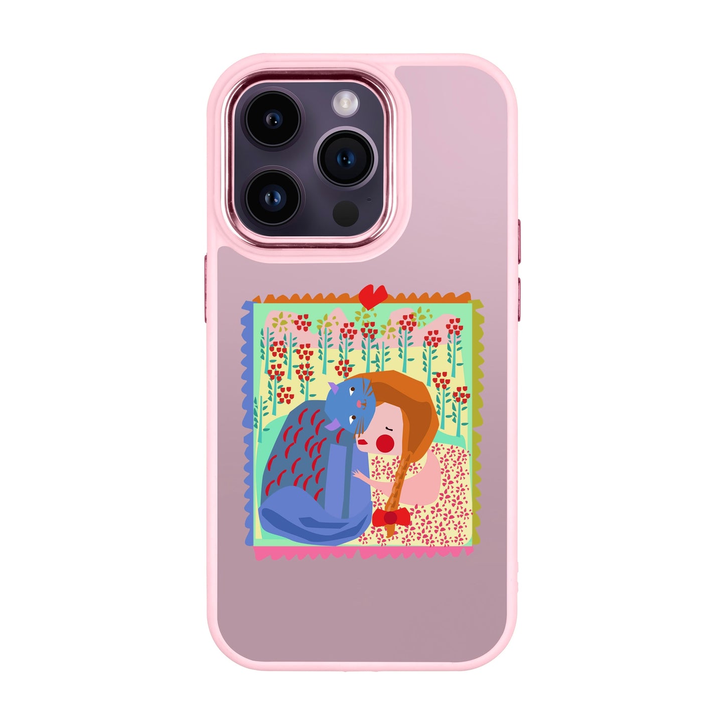 KEDİ POSTA PULU-iPhone 13 Pro Proof Kılıf