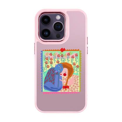 KEDİ POSTA PULU-iPhone 13 Pro Proof Kılıf