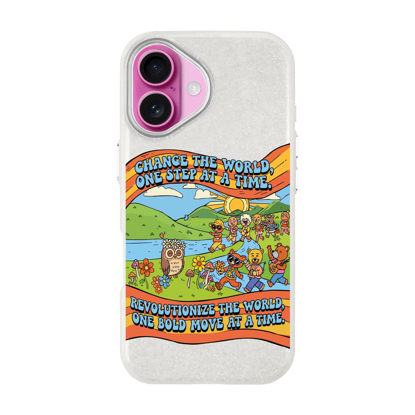 CHANGE THE WORLD-iPhone 16 Radiant Kılıf MagSafe Özellikli