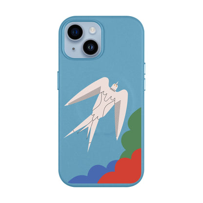 L’OISEAU LIBRE-Leather Kılıf MagSafe Özellikli - iPhone 13