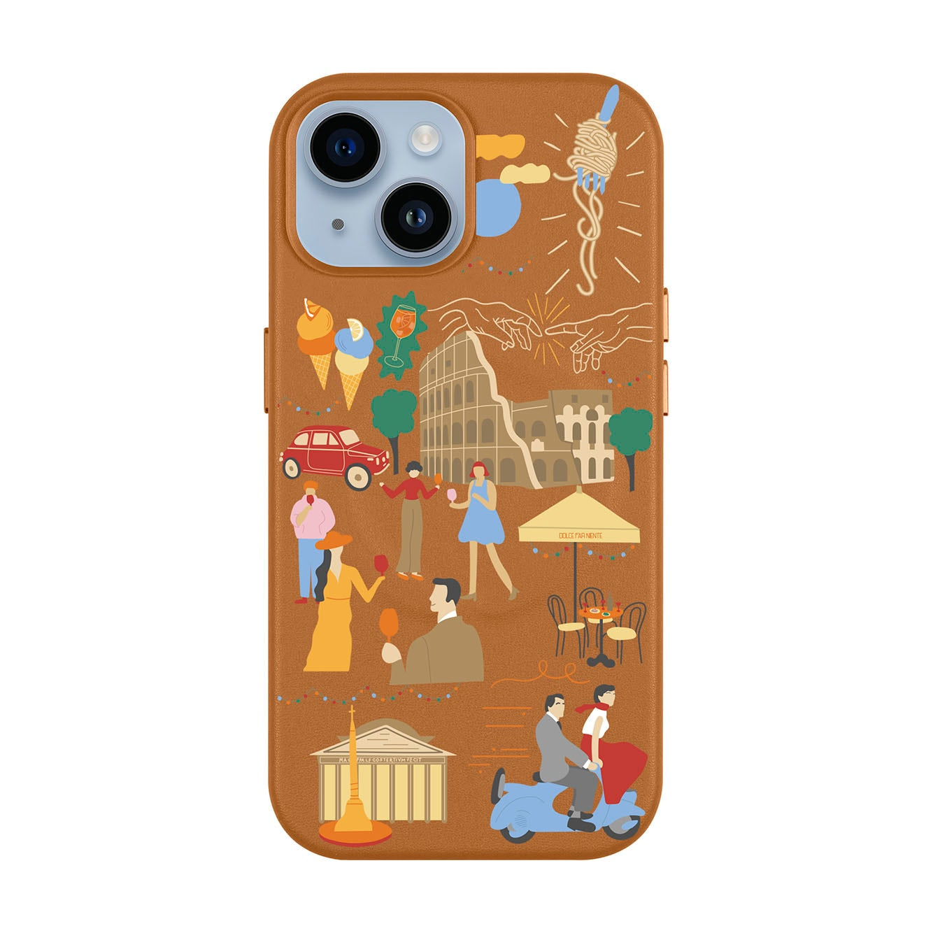 ROMA-Leather Kılıf MagSafe Özellikli - iPhone 13