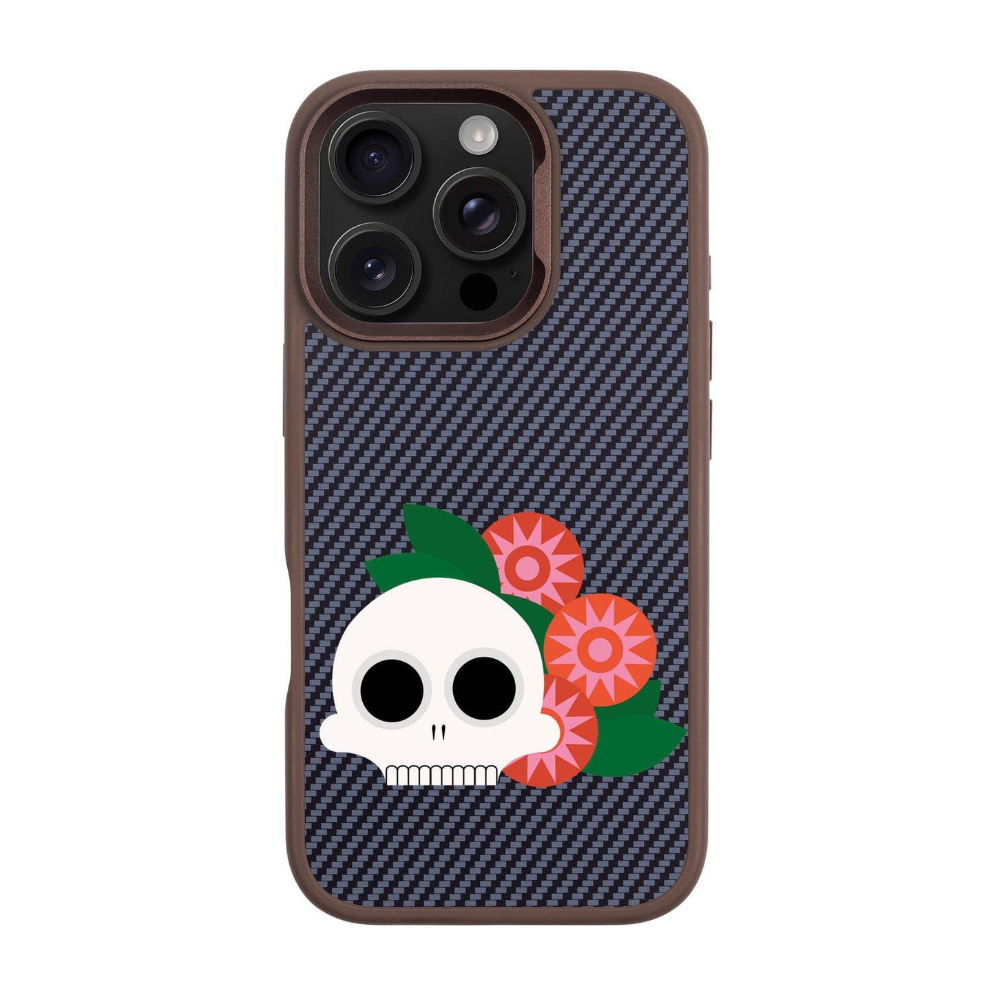 MEMENTO BLOOM-iPhone 16 Pro Plaid Kılıf MagSafe Özellikli