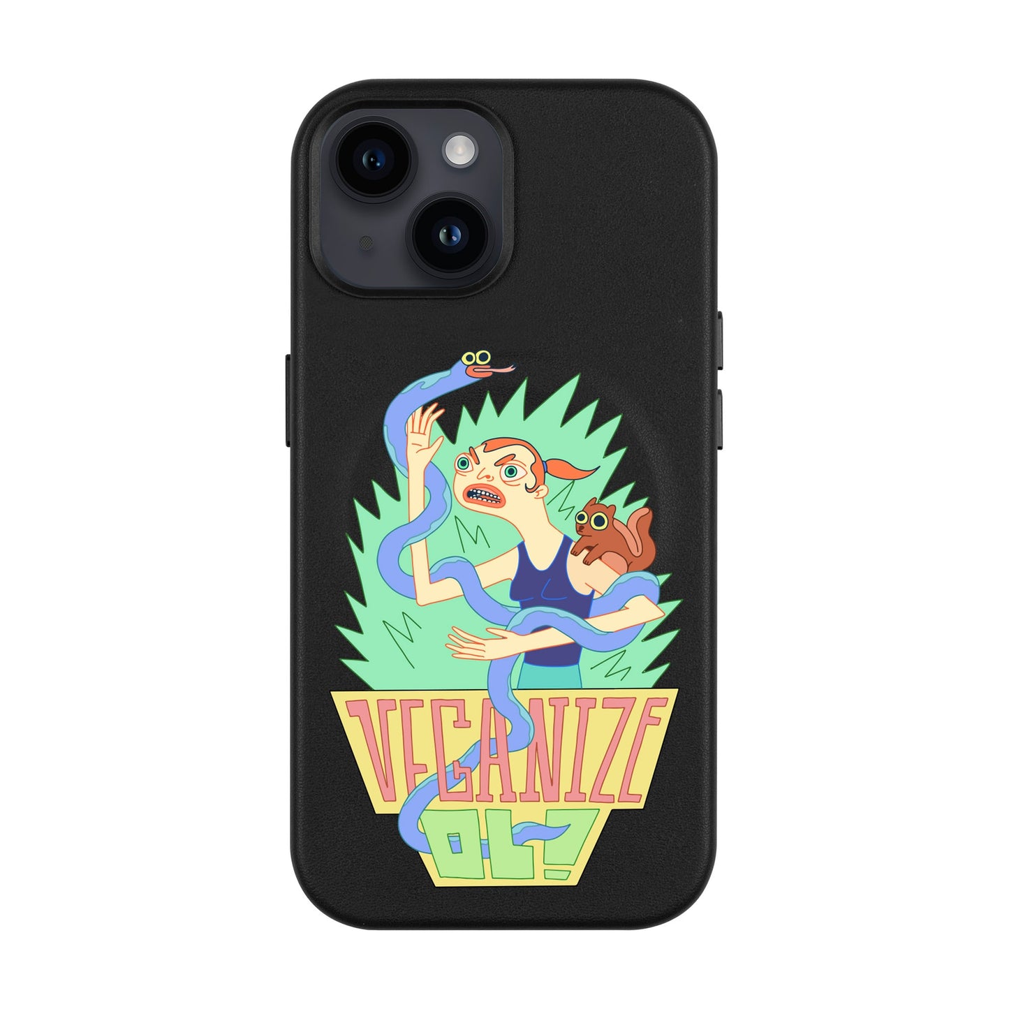 VEGANİZE-Leather Kılıf MagSafe Özellikli - iPhone 13