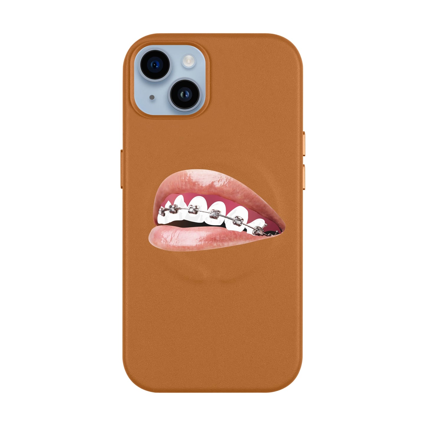 ORTHODONTIST-iPhone 14 Plus Leather Kılıf MagSafe Özellikli