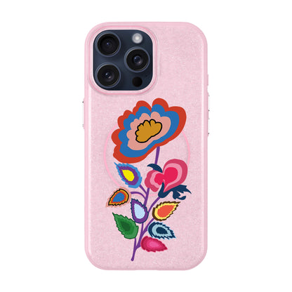 KNITTED FLOWER-iPhone 15 Pro Max Radiant Kılıf MagSafe Özellikli