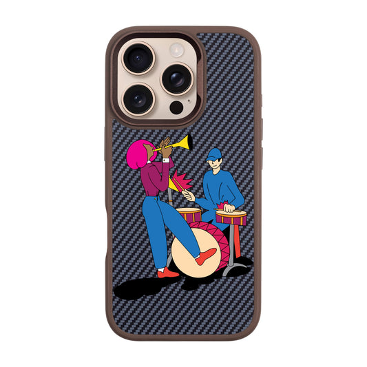 JAM-iPhone 16 Pro Plaid Kılıf MagSafe Özellikli
