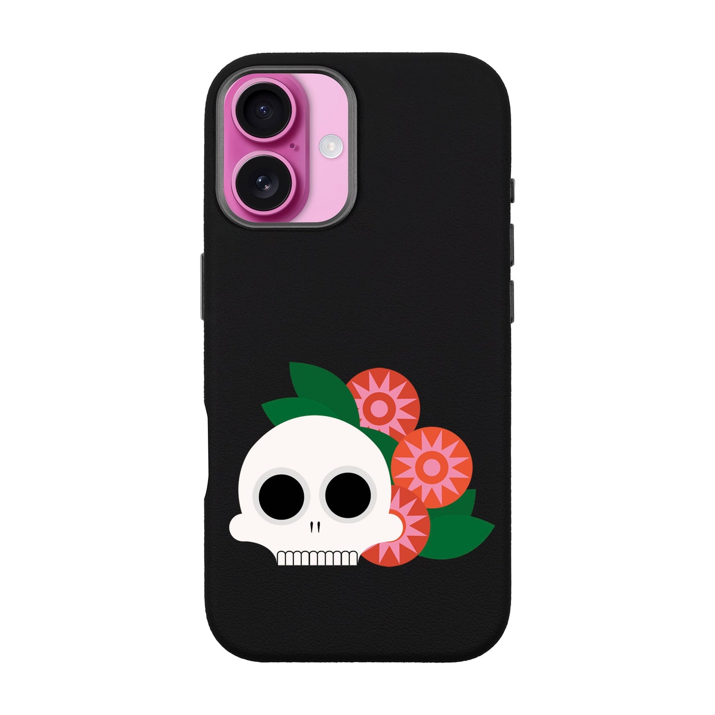 MEMENTO BLOOM-iPhone 16 Leather Premium Kılıf MagSafe Özellikli