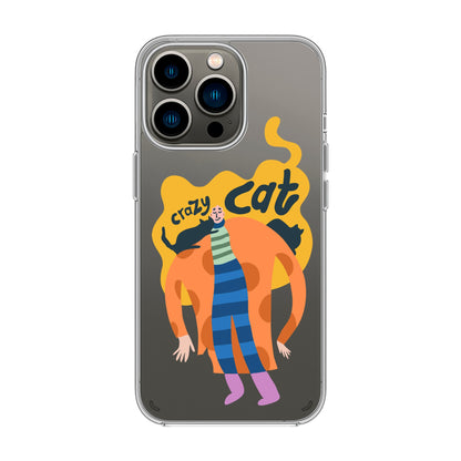 CRAZY CAT-iPhone X / Xs Solid Kılıf