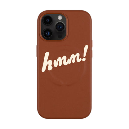 HMM-iPhone 14 Pro Max Leather Kılıf MagSafe Özellikli