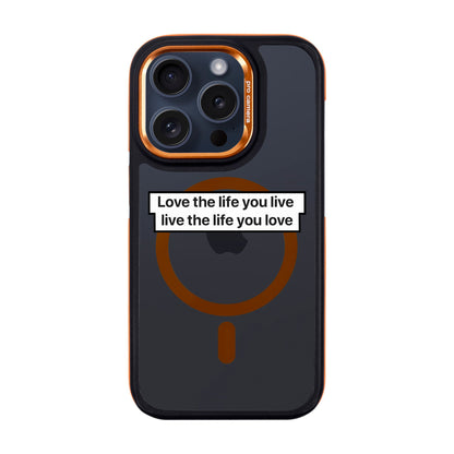 LOVE THE LIFE-iPhone 15 Pro Dark Kılıf MagSafe Özellikli