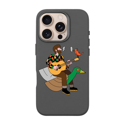 BIRDS OF A FEATHER-iPhone 16 Pro Leather Premium Kılıf MagSafe Özellikli