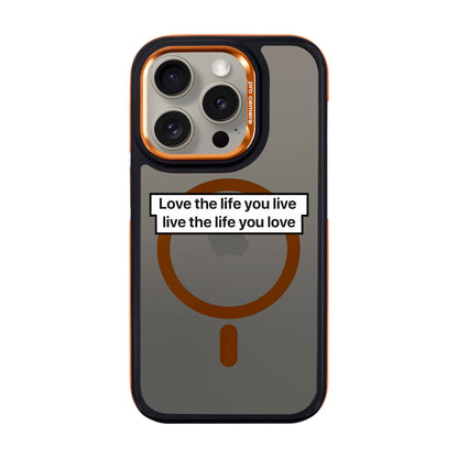 LOVE THE LIFE-iPhone 15 Pro Dark Kılıf MagSafe Özellikli