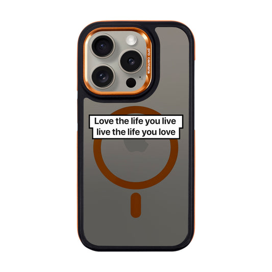 LOVE THE LIFE-iPhone 15 Pro Dark Kılıf MagSafe Özellikli
