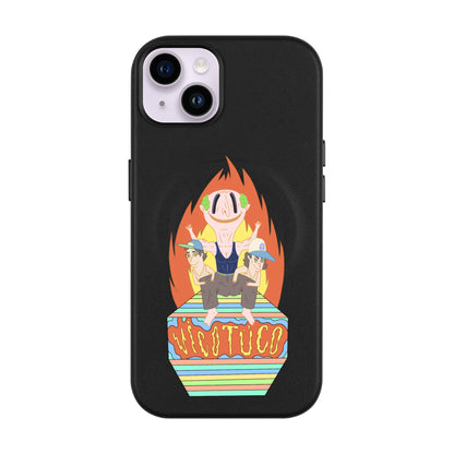 VİCOTÜCO ADAM-iPhone 14 Plus Leather Kılıf MagSafe Özellikli