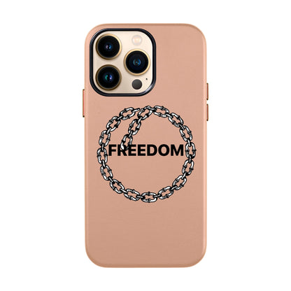 FREEDOM-iPhone 13 Pro Leather Kılıf