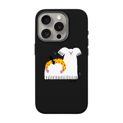 FANCY DOG-iPhone 15 Pro Leather Premium Kılıf MagSafe Özellikli