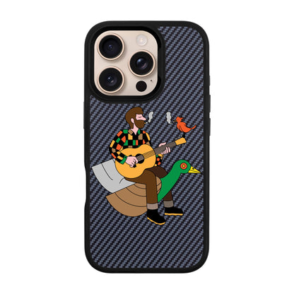 BIRDS OF A FEATHER-iPhone 16 Pro Plaid Kılıf MagSafe Özellikli