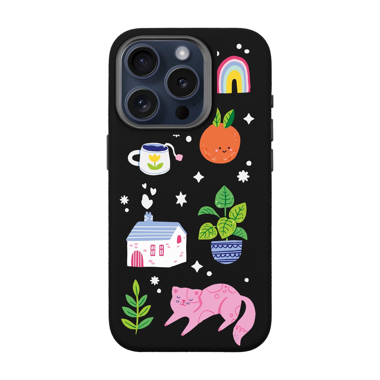FRESH SPRING-iPhone 15 Pro Leather Premium Kılıf MagSafe Özellikli