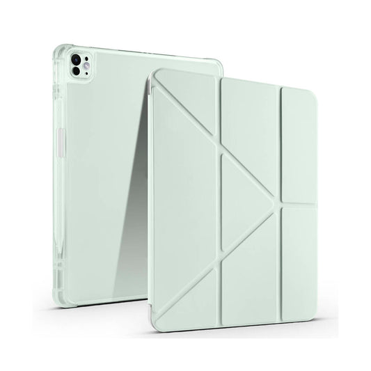Apple iPad Air 13 inç 2025 M3-Trigon Folding Kalemlikli Standlı Kılıf