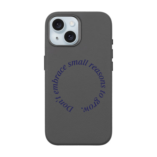 GROW-iPhone 15 Leather Premium Kılıf MagSafe Özellikli
