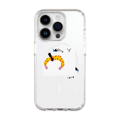 FANCY DOG-iPhone 14 Pro Shiny Kılıf MagSafe Özellikli
