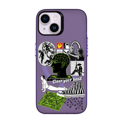 CLEAR YOUR HEAD-iPhone 14 Hold Kılıf MagSafe Özellikli