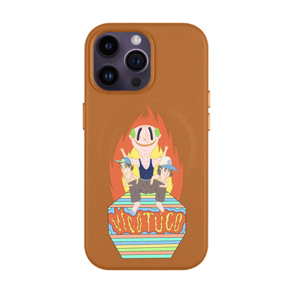 VİCOTÜCO ADAM-iPhone 14 Pro Max Leather Kılıf MagSafe Özellikli