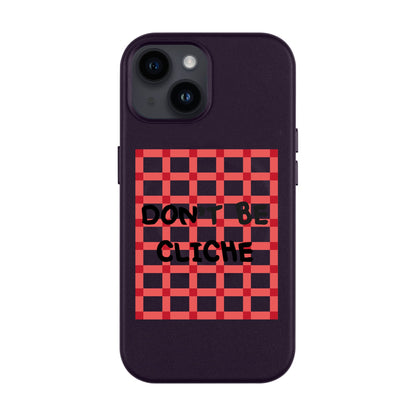 DON'T BE CLICHE-iPhone 13 Leather Kılıf MagSafe Özellikli