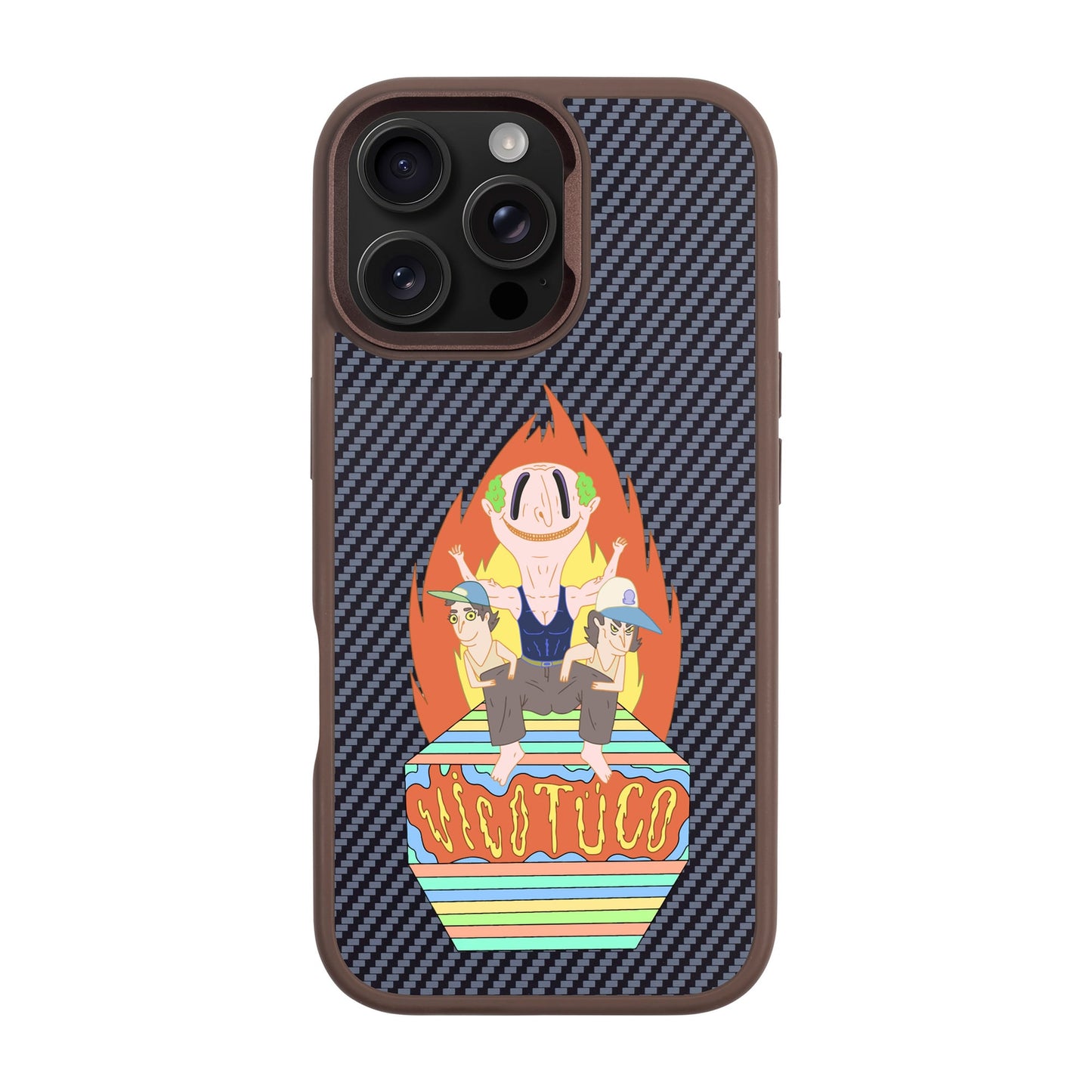 VİCOTÜCO ADAM-iPhone 16 Pro Max Plaid Kılıf MagSafe Özellikli