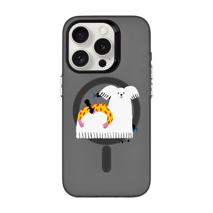 FANCY DOG-iPhone 15 Pro Hold Kılıf MagSafe Özellikli