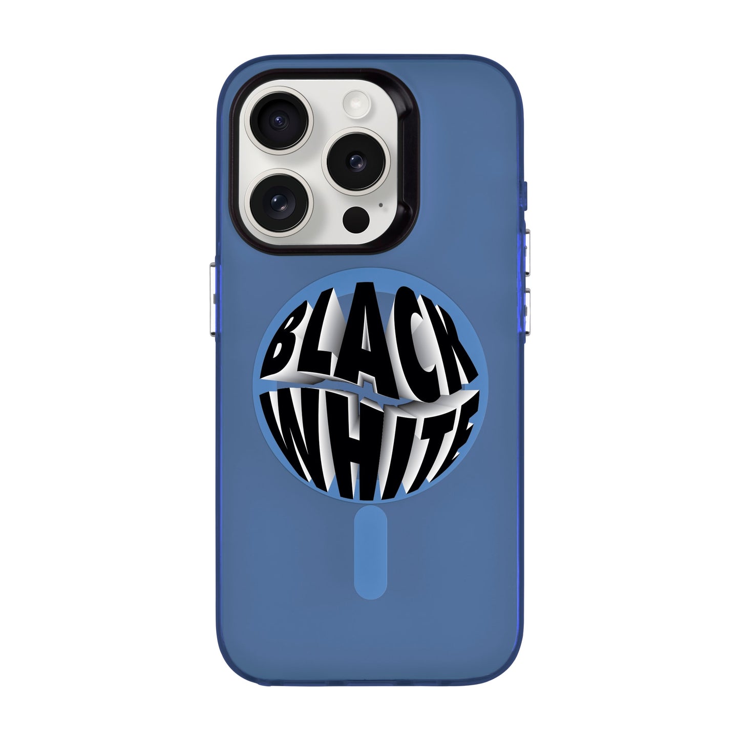 BLACK WHITE-iPhone 13 Pro Hold Kılıf MagSafe Özellikli