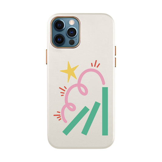 DOMINO-iPhone 12 Pro Max Leather Kılıf