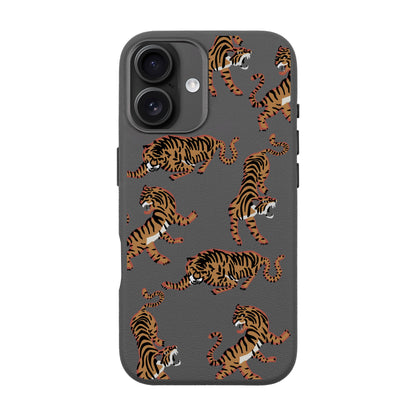 TIGER-iPhone 16 Leather Premium Kılıf MagSafe Özellikli